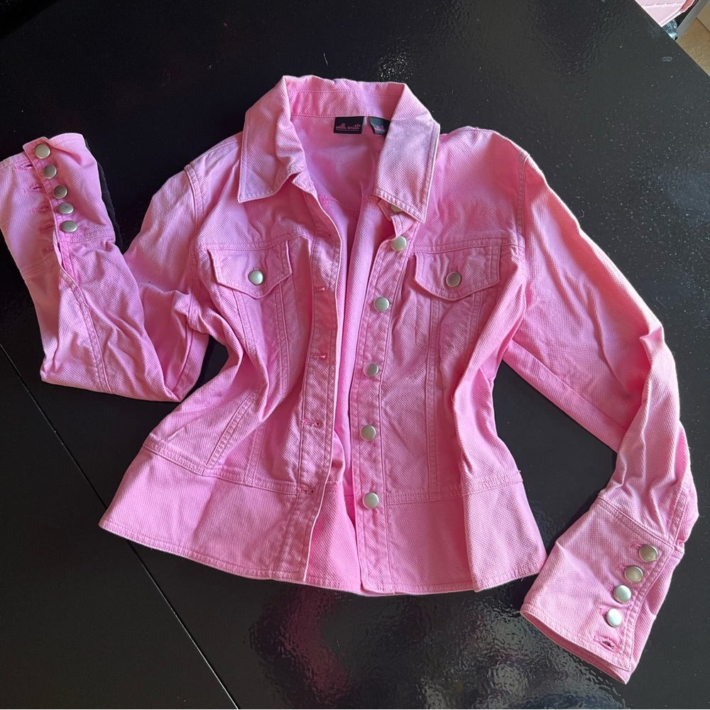 Willi Smith Light Pink Jean Jacket